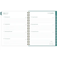 Mead Teal Arbor Large Planner