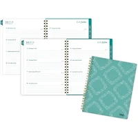 Mead Teal Arbor Large Planner