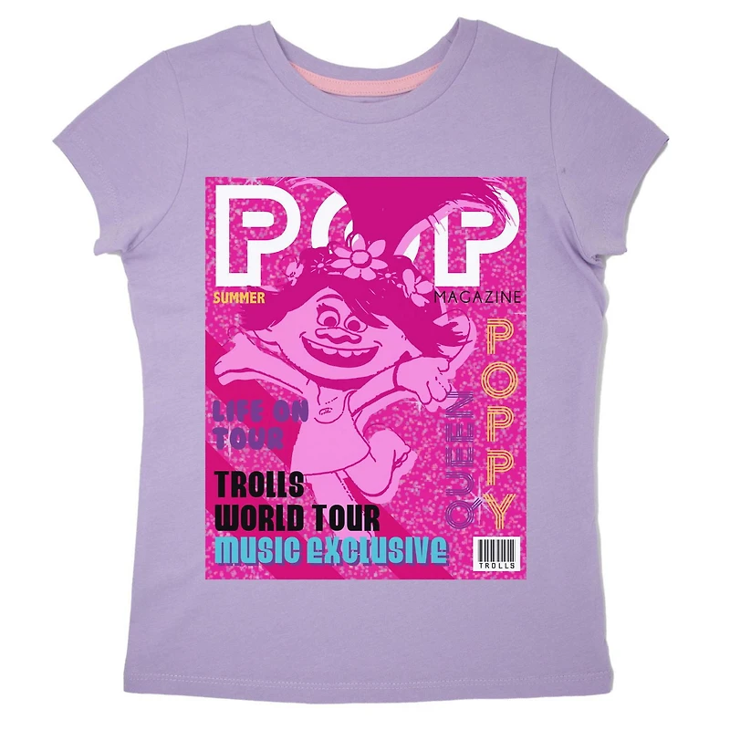Trolls Girl's Short Sleeve T-Shirt