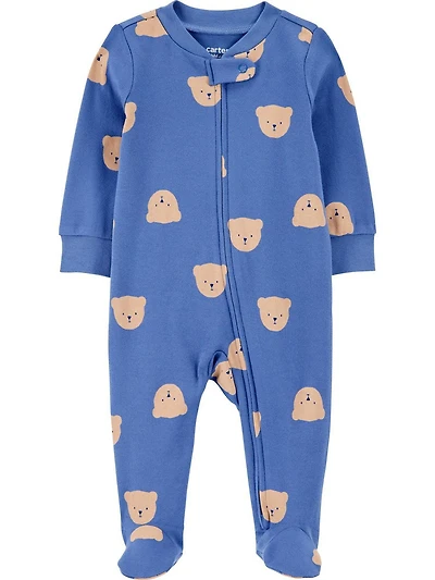 Carter's Child of Mine Baby Boys' Sleep N Play - Blue Bear Head