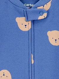 Carter's Child of Mine Baby Boys' Sleep N Play - Blue Bear Head
