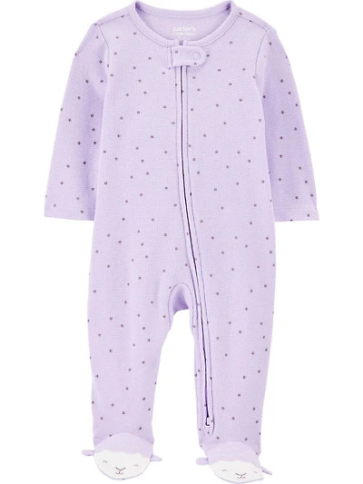 Carter's Child of Mine Baby Girls Sleep N' Play, Purple, Preemie-6/9 Months