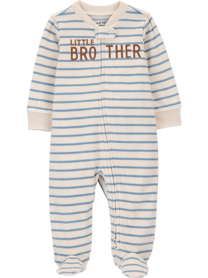 Carter's Child of Mine Baby Boys' Sleep N Play - Stripe Little Brother
