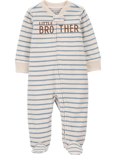 Carter's Child of Mine Baby Boys' Sleep N Play - Stripe Little Brother