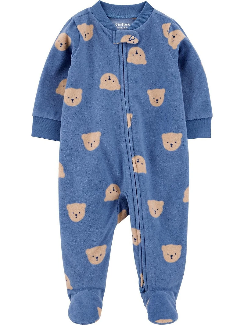 Carter's Child of Mine Baby Boys' Sleep N Play - Blue Bear Head