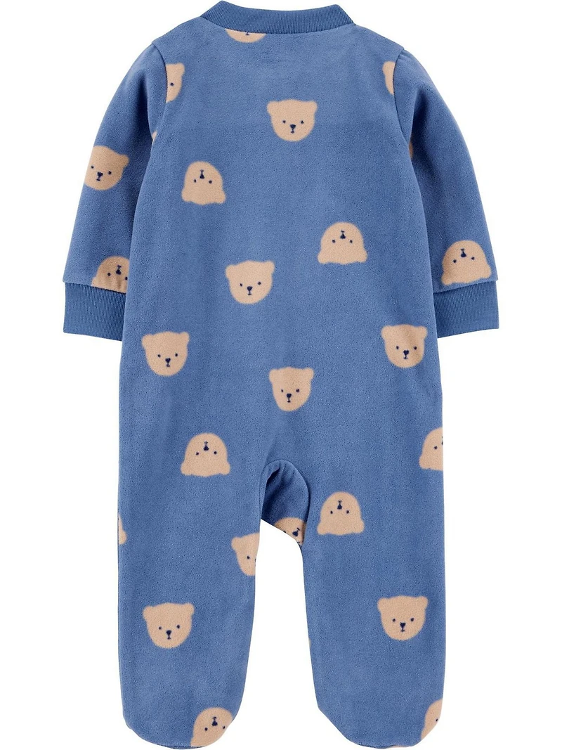 Carter's Child of Mine Baby Boys' Sleep N Play - Blue Bear Head