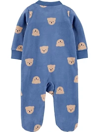 Carter's Child of Mine Baby Boys' Sleep N Play - Blue Bear Head