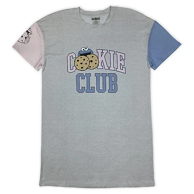 Sesame Street Chemise de nuit à manches courtes pour femme