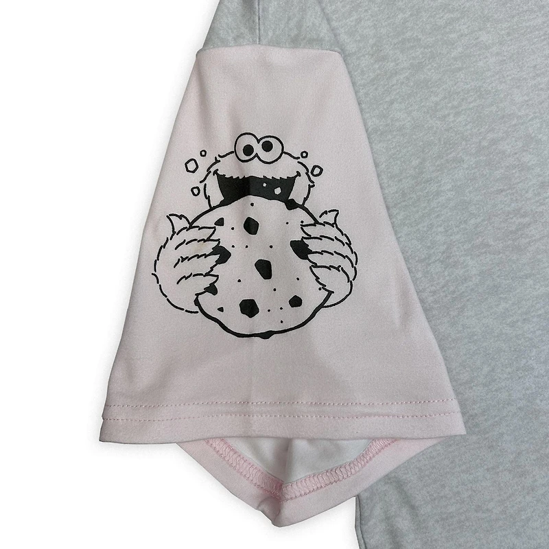Sesame Street Chemise de nuit à manches courtes pour femme
