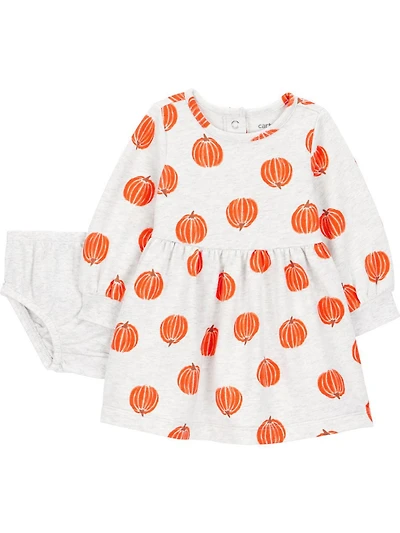 Carter's Child of Mine Baby Girls' Dress - Pumpkin