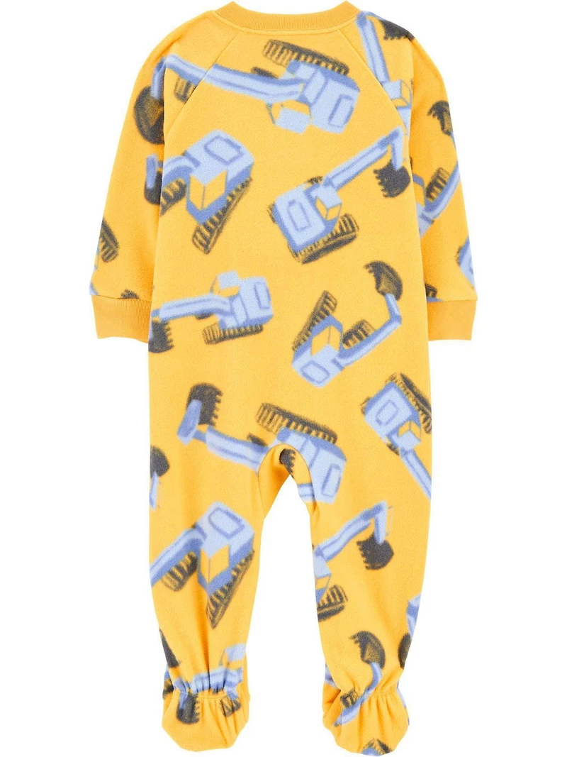 Carter's Child of Mine Pyjama 1 pièce pour tout-petit garçon - Construction jaune Tailles : 6/9 mois 5T