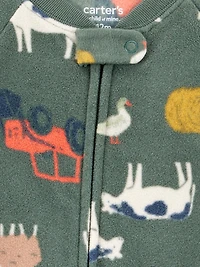 Carter's Child of Mine Pyjama 1 pièces pour tout-petit garçon - Ferme Tailles : 6/9 mois 5T