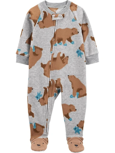 Carter's Child of Mine Toddler Boys' 1-Piece Pajama - Bear, Sizes: 6/9 Months 5T
