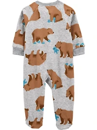 Carter's Child of Mine Toddler Boys' 1-Piece Pajama - Bear, Sizes: 6/9 Months 5T