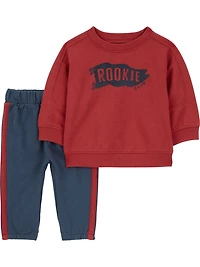 Carter's Child of Mine Ensemble 2 pièces pour bébé garçon - Rouge Rookie Tailles Prématuré-24 mois