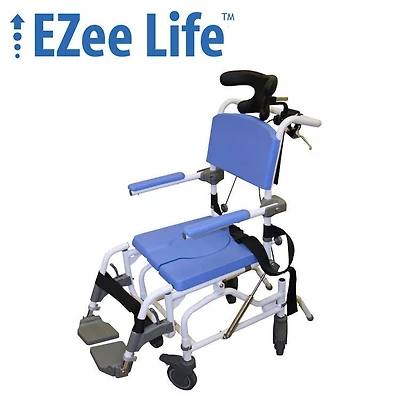 Chaise de douche et d’aisance de 20 po inclinable