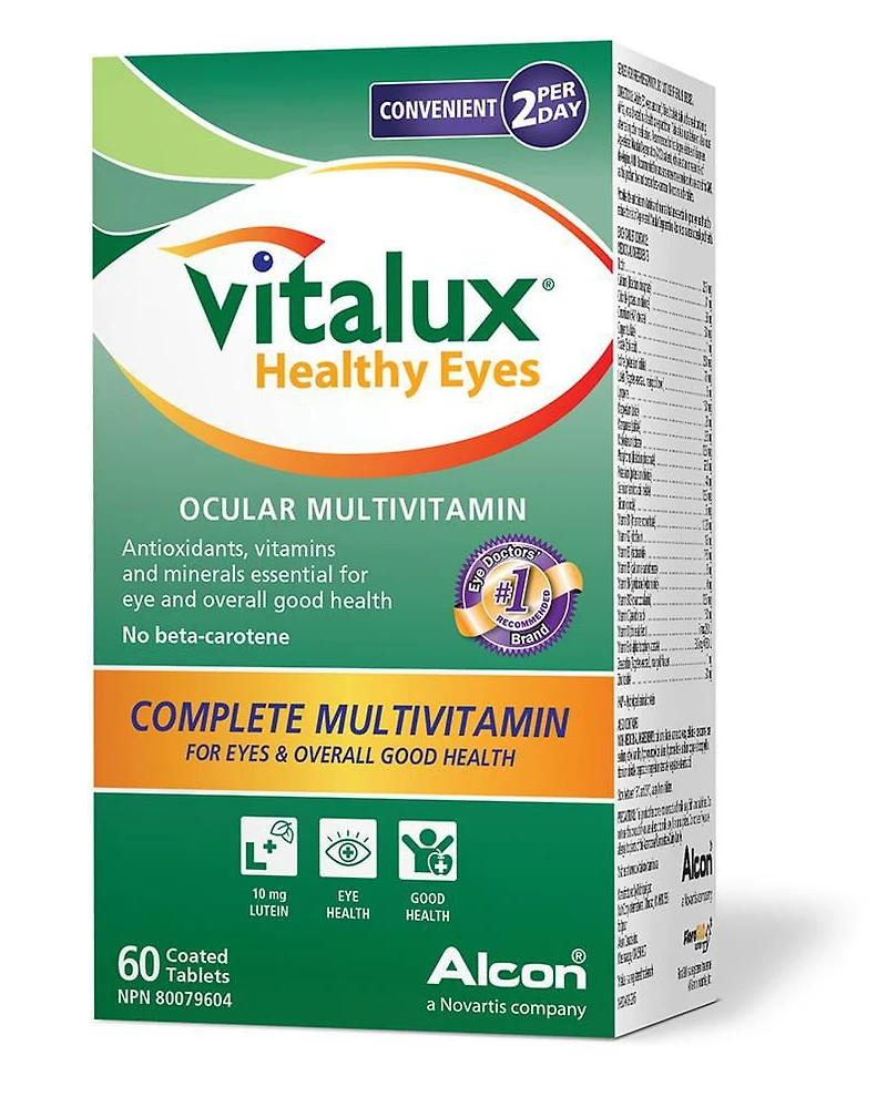 VITALUX(MD) Santé oculaire, multivitamines oculaires, DMLA
