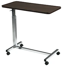 Table de lit à plateau non inclinable chrome de Drive Medcial