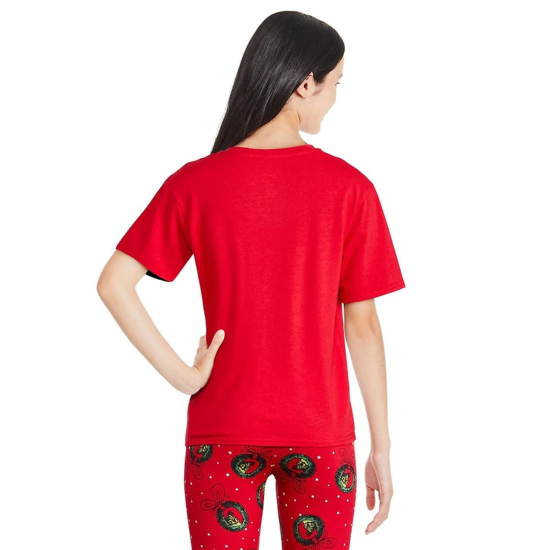 T-shirt à manches courtes The Grinch pour filles