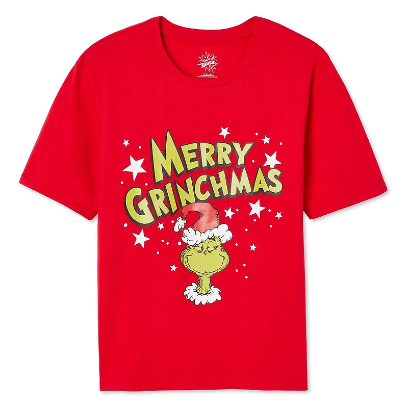 T-shirt à manches courtes The Grinch pour filles