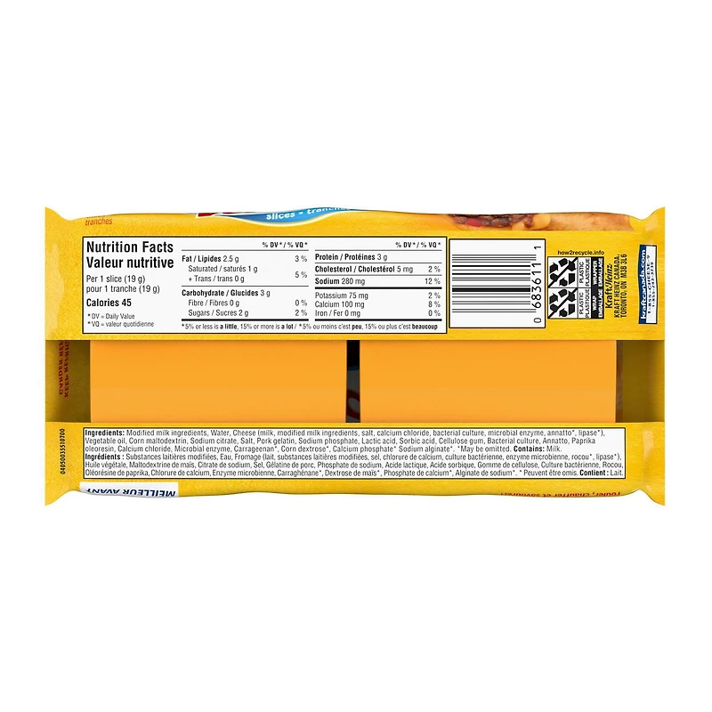 Velveeta Original Thin Slices, 22 Slices