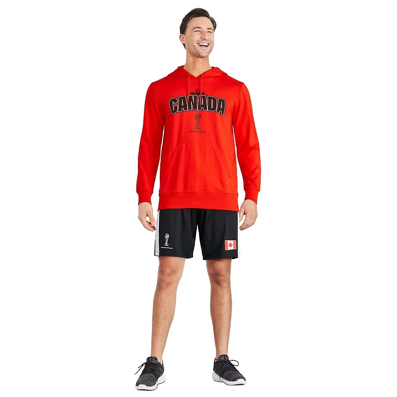 Haut à capuchon Canada FIFA pour hommes Tailles P-2XL