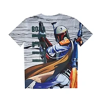 Mens  Star Wars Boba Fett Jetpack Short Sleeve T-Shirt