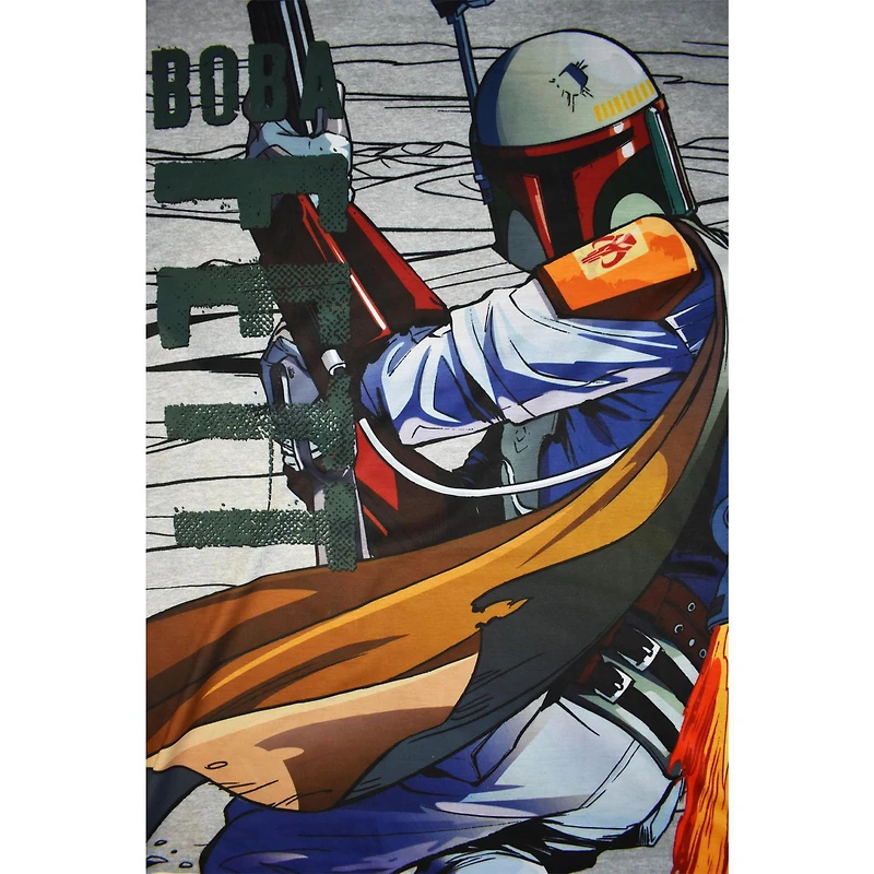 T-shirt à manches courtes Star Wars Boba Fett Jetpack pour hommes