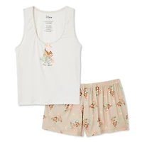 Pyjama 2 pièces Bambi Disney pour femmes Tailles TP–TG
