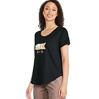 T-shirt de nuit à encolure dégagée George pour femmes