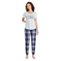 T-shirt de nuit avec encolure en V George pour femmes Tailles TP–TTG