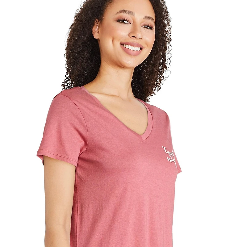 George Women's V-Neckline Sleep Tee