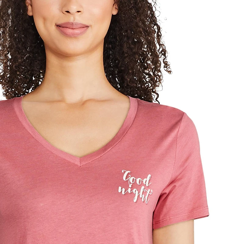 George Women's V-Neckline Sleep Tee