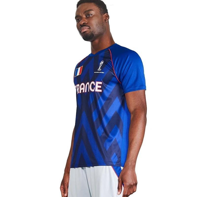 Maillot France FIFA pour hommes Tailles P-2XL