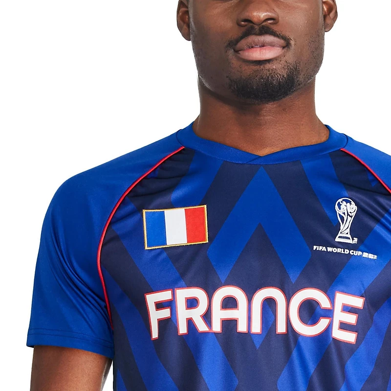 Maillot France FIFA pour hommes Tailles P-2XL