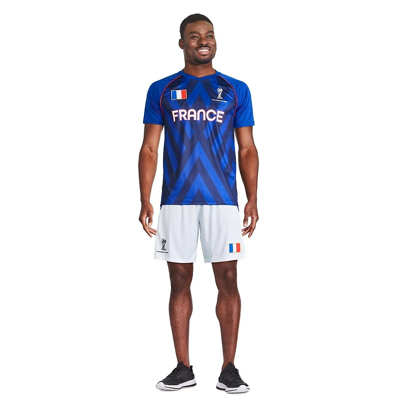 Maillot France FIFA pour hommes Tailles P-2XL
