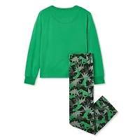 Ensemble 2 pièces t-shirt à manches longues et pantalon en micropolaire George pour garçons