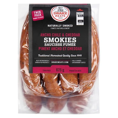 Saucisse Fumee Piment Ancho Et Cheddar 675 g