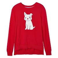 Love Ellen DeGeneres - Pull pour chien à ourlet fendu pour femmes