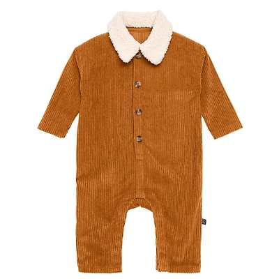 Modern Moments by Gerber - 1 piece Oversized Romper - Brown