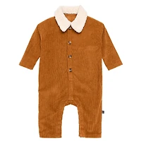 Modern Moments by Gerber - 1 piece Oversized Romper - Brown