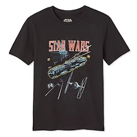 Star Wars Boys' Short Sleeve Tee, Sizes XS-XL
