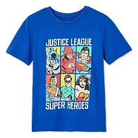 Justice League Boys' Short Sleeve Tee, Sizes XS-XL