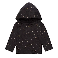 Modern Moments par Gerber - Ensemble Hacci à capuche 2 pièces - Garçon - Heather Stars