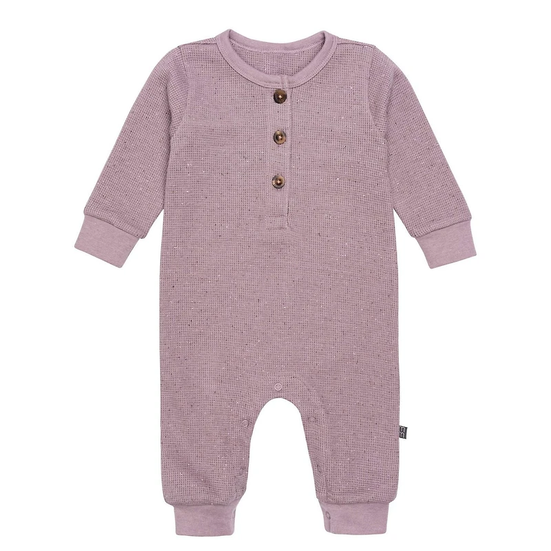 Modern Moments by Gerber - Long Sleeve + Long Leg Slouch Romper - Lilac