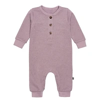Modern Moments by Gerber - Long Sleeve + Long Leg Slouch Romper - Lilac
