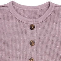 Modern Moments by Gerber - Long Sleeve + Long Leg Slouch Romper - Lilac