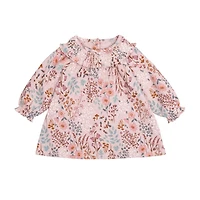 Modern Moments by Gerber - 2 piece Smocked Dress + Tights - Floral