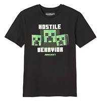 Minecraft Boys' Short Sleeve Tee, Sizes XS-XL