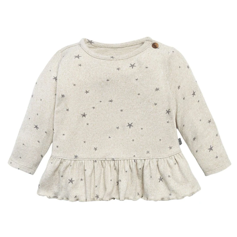 Modern Moments by Gerber - 2 piece Peplum Top + Pants Hacci Set